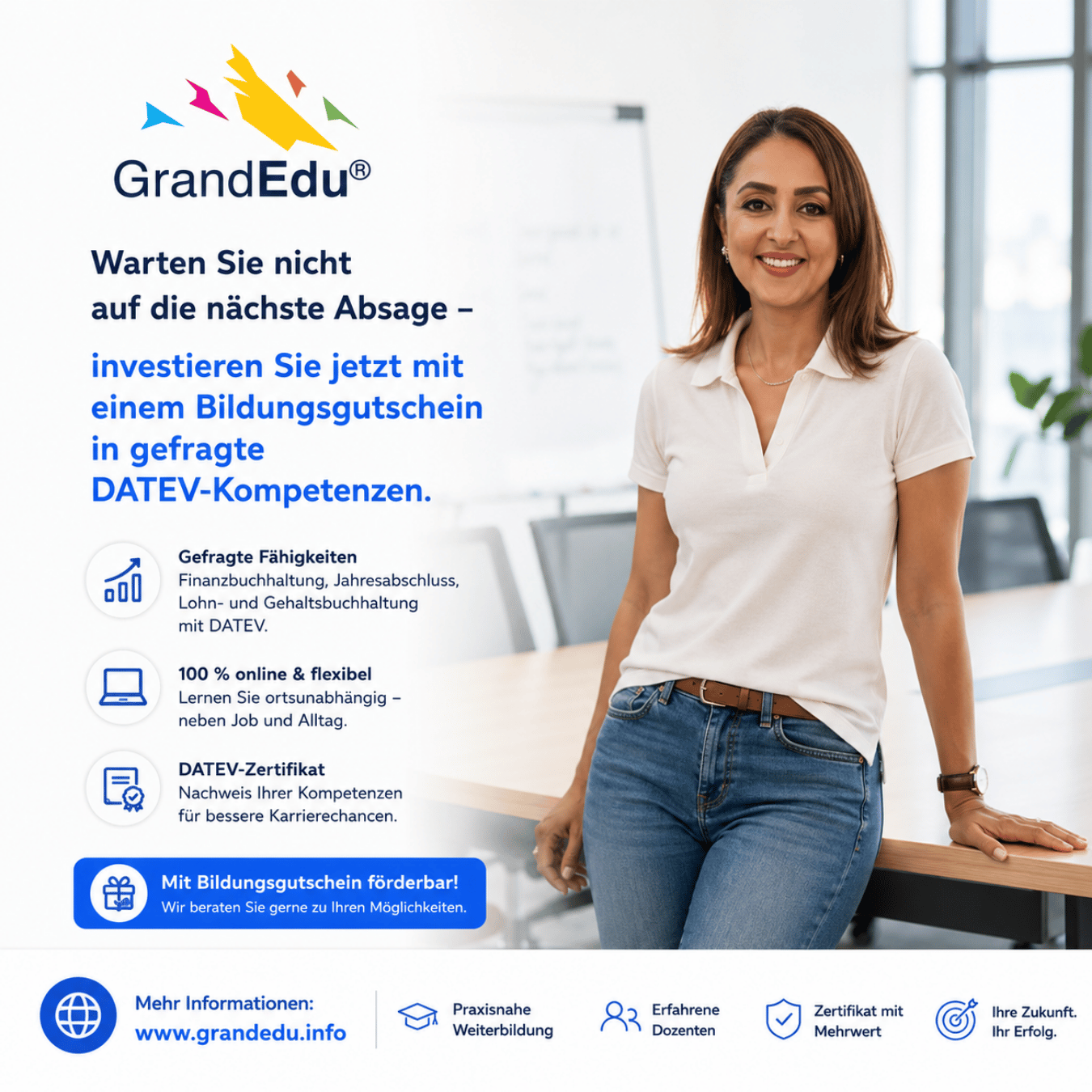Warten Sie nicht auf die nächste Absage – investieren Sie in Ihre Zukunft.