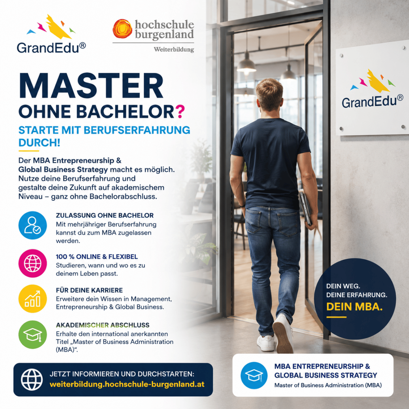 🎓 Master ohne Bachelor? Starte mit deiner Berufserfahrung durch!
