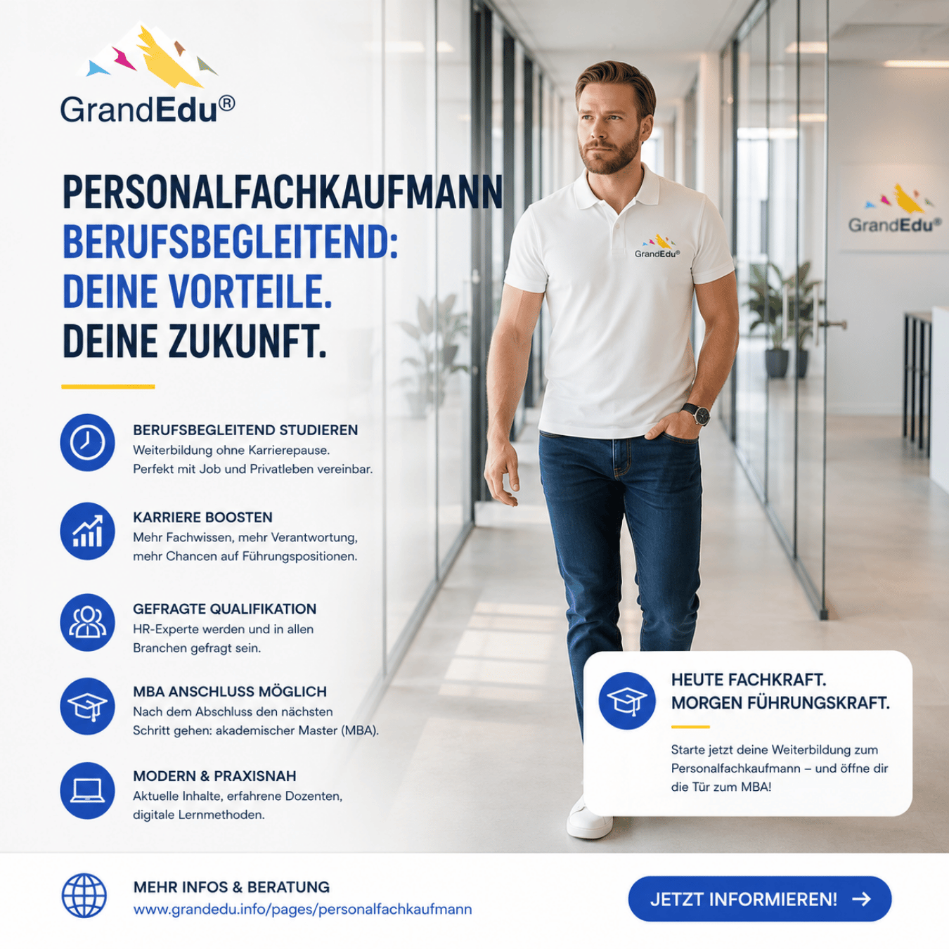 🚀 Berufsbegleitend zum Personalfachkaufmann – und danach sogar bis zum MBA? Warum kleiner denken als nötig?