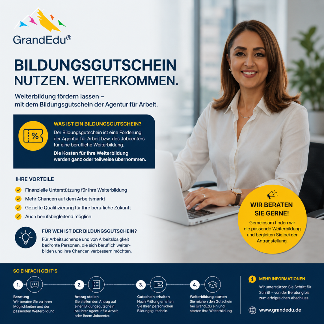 Weiterbildung muss nicht am Geld scheitern. Manchmal gibt es Fördermöglichkeiten, die viele noch gar nicht kennen.
