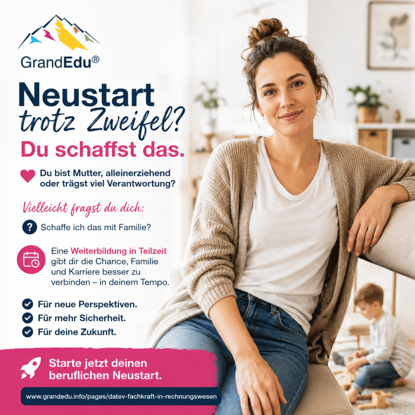 Neustart trotz Zweifel? Du schaffst das.