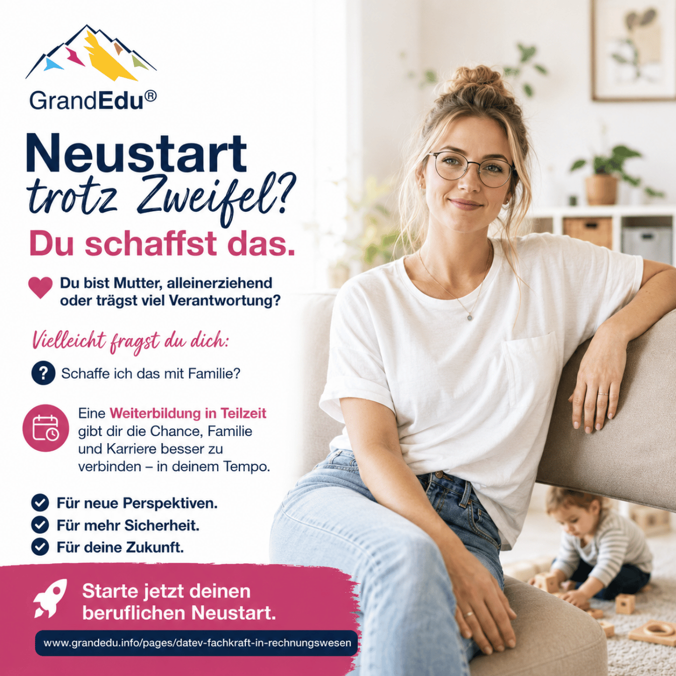 Neustart trotz Zweifel? Du schaffst das. 💪