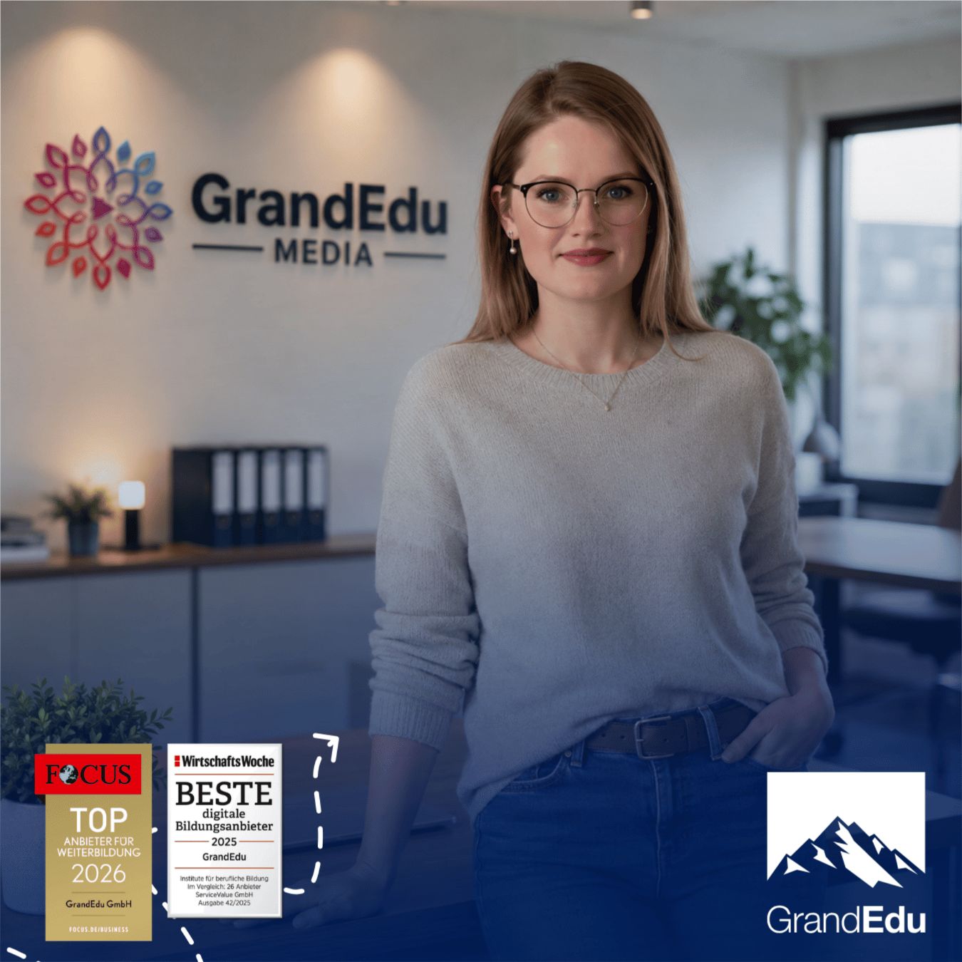 GrandEdu-Media-Dozentin Ramona-Alexandra Bahne ist Kandidatin für den Studienpreis „Tutorin des Jahres 2027“