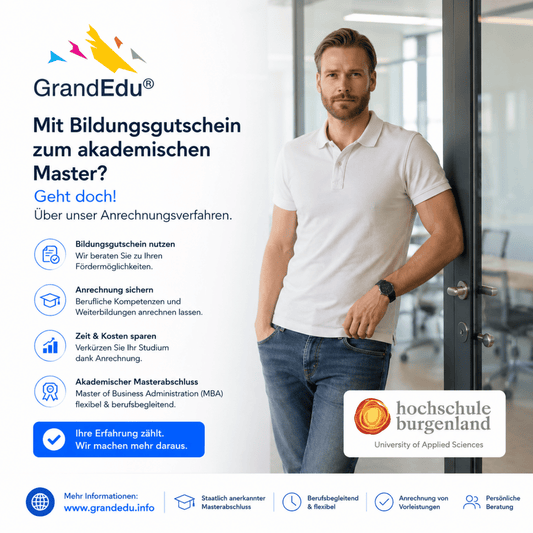 Mit Bildungsgutschein zum akademischen Master? Geht doch! 🚀