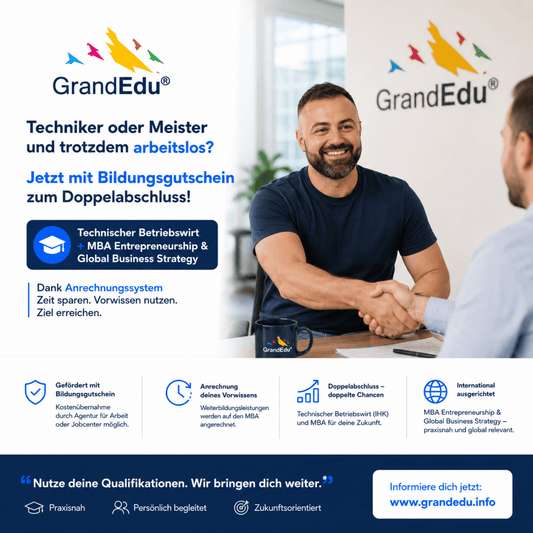 Techniker oder Meister und aktuell ohne Job? Nutze die Zeit für deinen nächsten Karriereschritt. 🚀