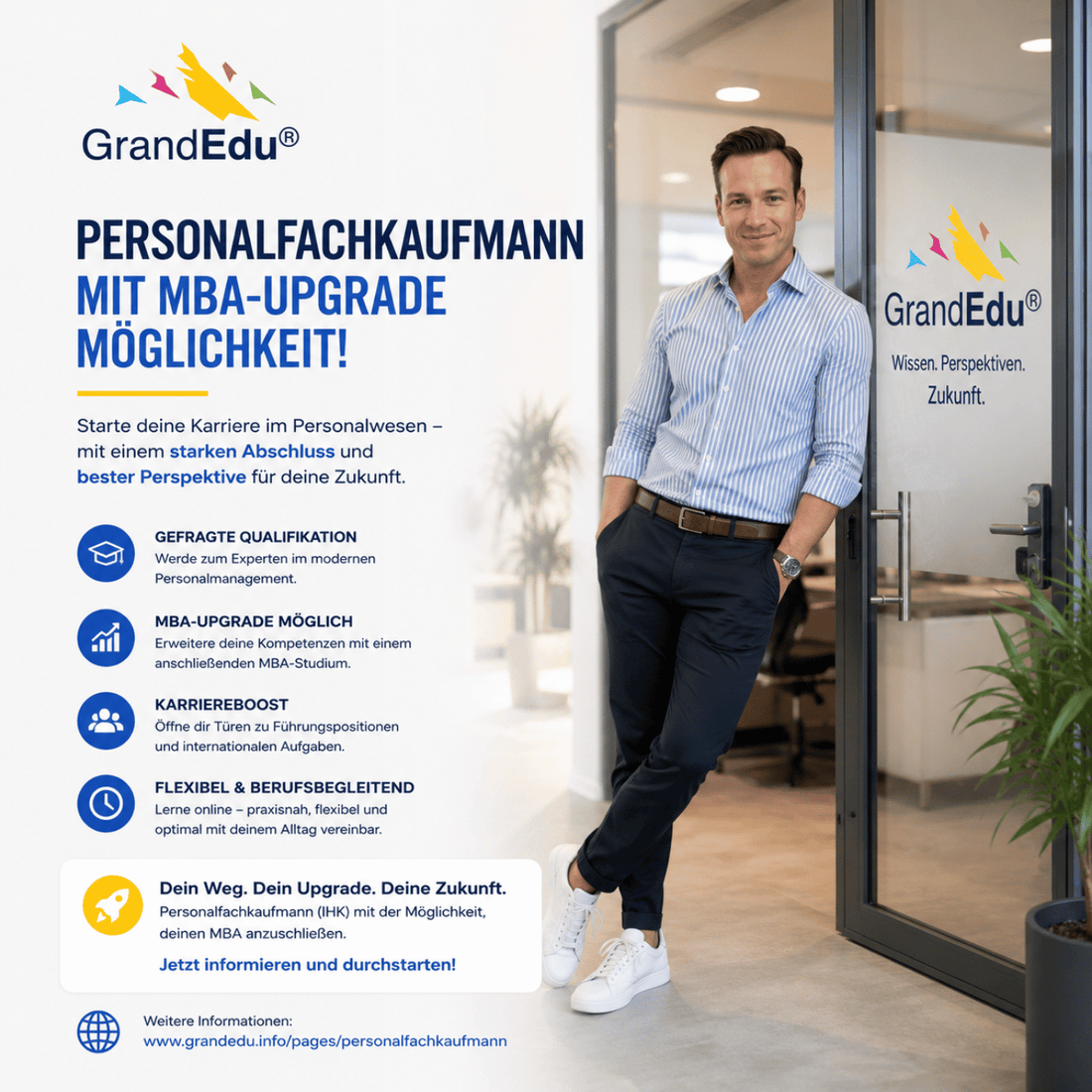🚀 Dein nächster Karriereschritt endet nicht beim Personalfachkaufmann – er fängt dort erst an.