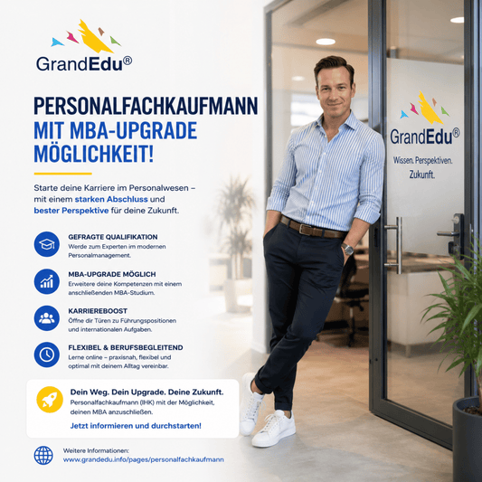 🚀 Dein nächster Karriereschritt endet nicht beim Personalfachkaufmann – er fängt dort erst an.