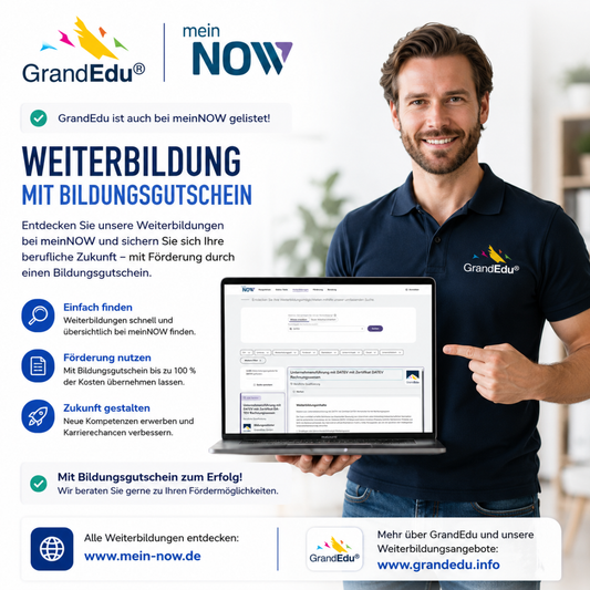 🚀 Dein Karriere-Upgrade beginnt jetzt – entdecke GrandEdu auch auf meinNOW!