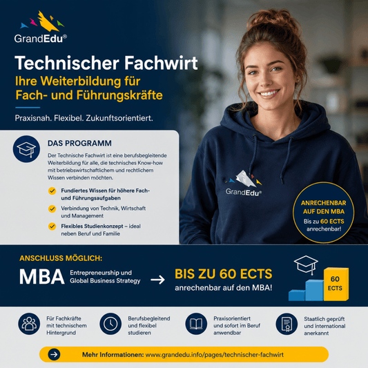 🎓 Technik verstehen. Wirtschaft gestalten. Den nächsten Schritt denken.