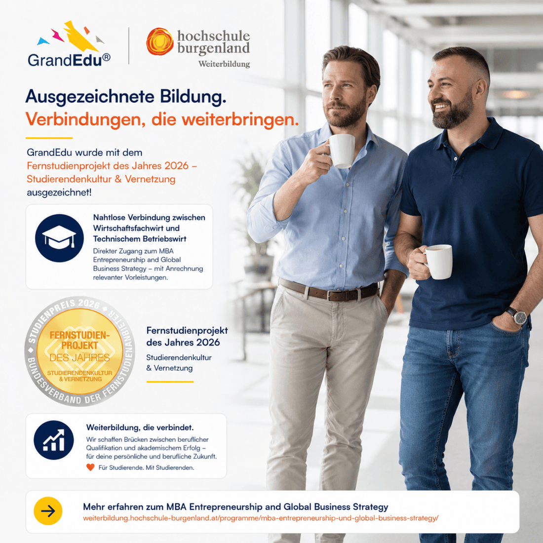 🏆 Ausgezeichnete Bildungswege entstehen dort, wo Weiterbildung weiterdenkt.