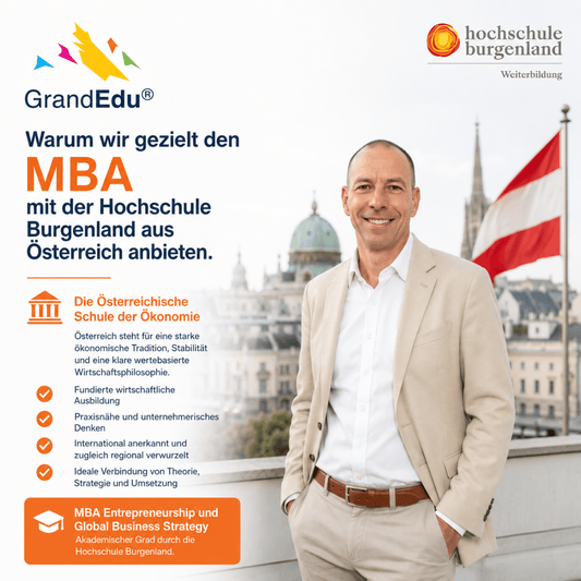 🇦🇹 Warum bieten wir unseren MBA gemeinsam mit der Hochschule Burgenland in Österreich an?