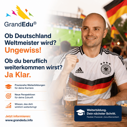 ⚽ Ob Deutschland Weltmeister wird? Das weiß heute niemand. 🎓 Ob du deine Karriere selbst in die Hand nehmen kannst? Absolut.
