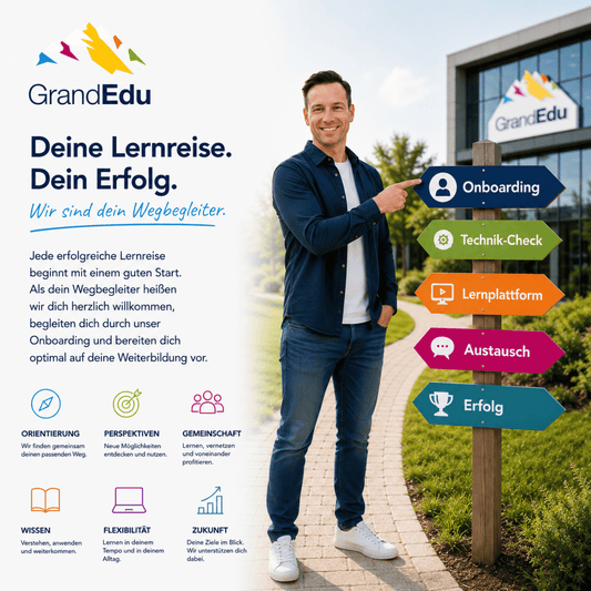Dein Bildungsziel. Dein Weg. Wir sind dein Wegbegleiter.