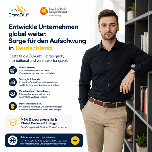 🌍 Unternehmen global weiterentwickeln. Zukunft gestalten. Den Wirtschaftsstandort Deutschland stärken.