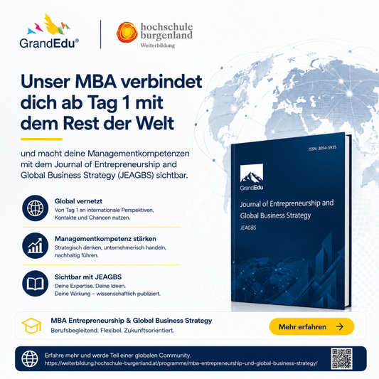 🌍 Dein MBA endet nicht im Hörsaal – er macht deine Expertise international sichtbar.