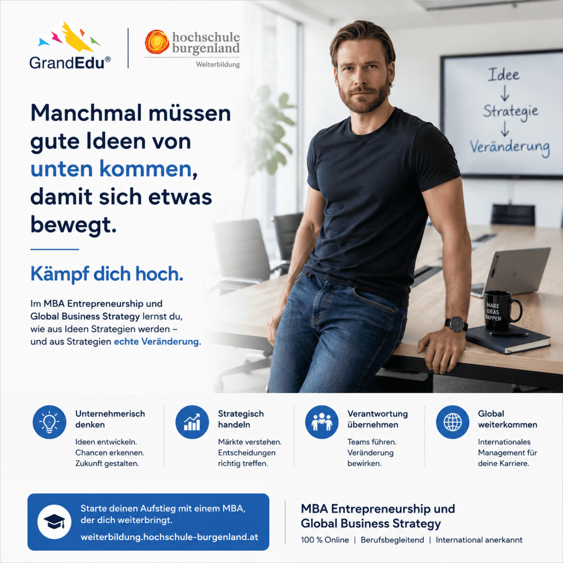 💡 Manchmal müssen gute Ideen von unten kommen, damit sich etwas bewegt.