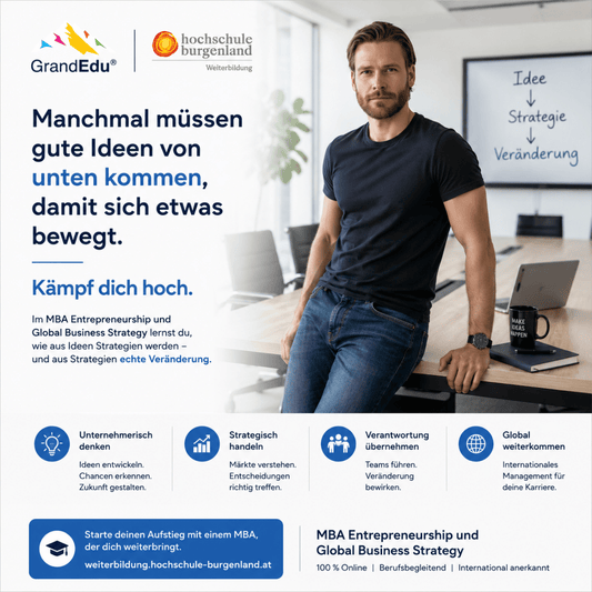 💡 Manchmal müssen gute Ideen von unten kommen, damit sich etwas bewegt.