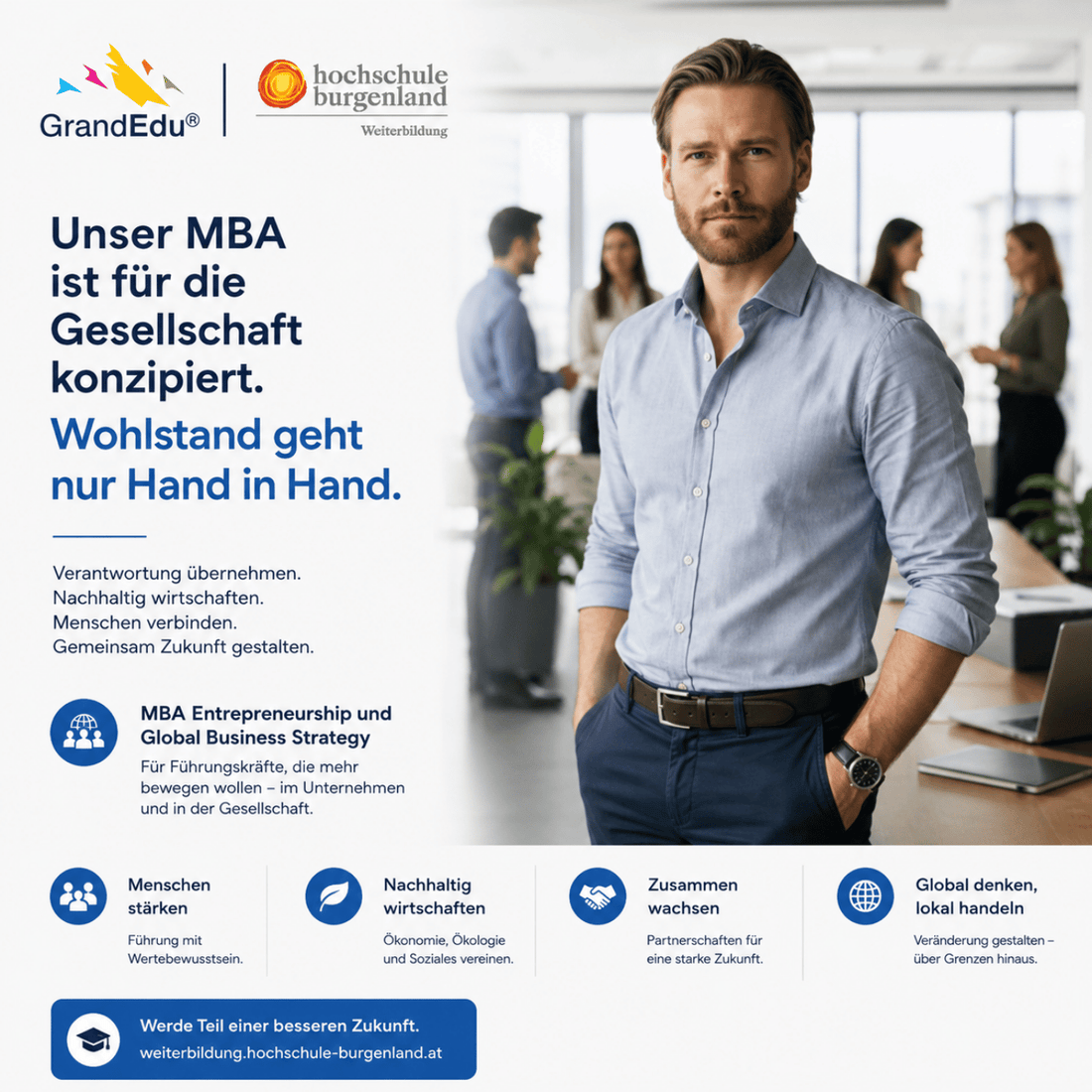 🌍 Wirtschaftlicher Erfolg funktioniert nicht allein. Er entsteht gemeinsam.