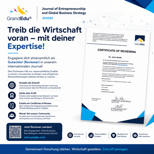 🔬 Wissenschaft lebt vom Mitmachen – Gestalte die Zukunft als Reviewer mit!