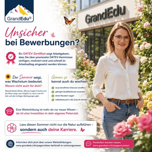 🌻 Lass diesen Sommer nicht nur die Natur aufblühen – sondern auch deine Karriere.