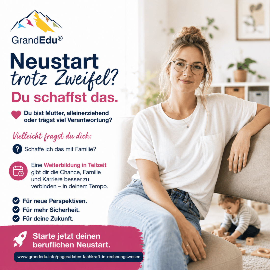 Neustart trotz Zweifel? Du schaffst das. 💪