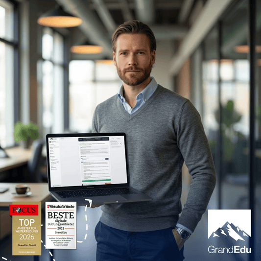 GrandEdu etabliert innovatives Feedbacksystem: Digitale Weiterbildung mit wissenschaftlich fundiertem 24-Stunden-Feedback