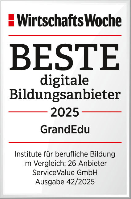 GrandEdu gehört zu den „Besten digitalen Bildungsanbietern 2025“ - WirtschaftsWoche